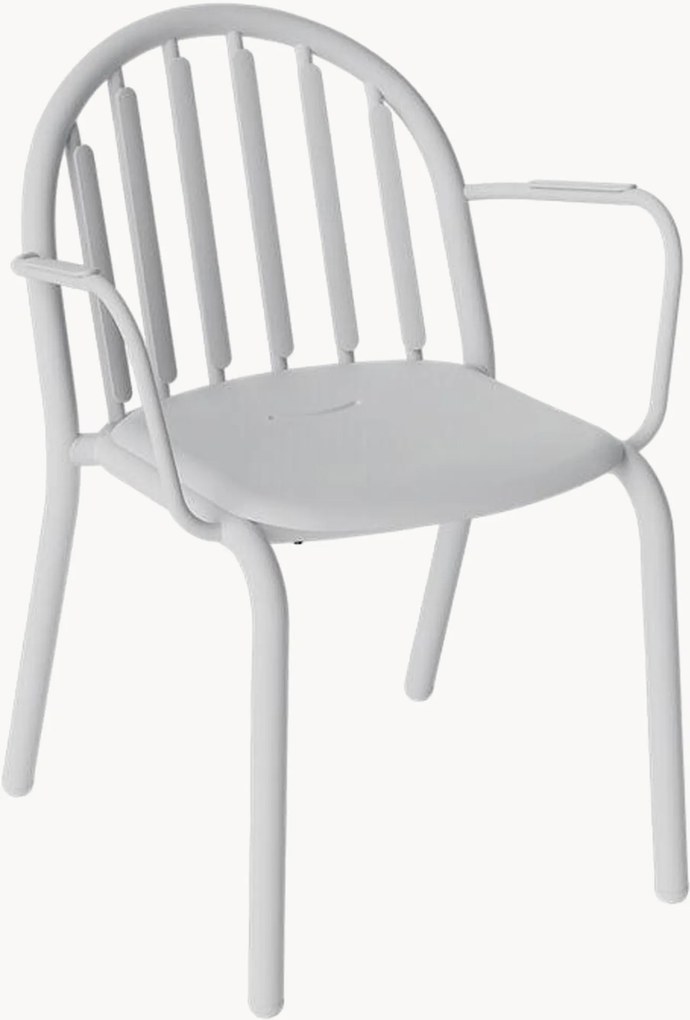 Sedia da giardino con braccioli impilabile Fred's