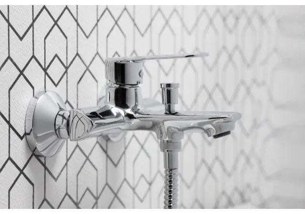 KFA Armatura 4424-510-00 - Set da bagno con rubinetto AGAT cromo lucido