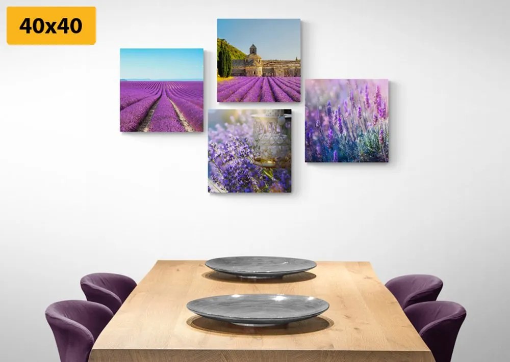 Set di quadri – Per gli amanti della lavanda