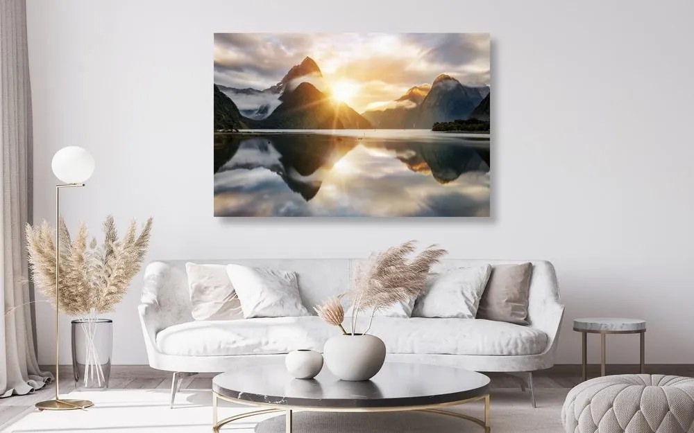 Quadro su tela – Splendida alba in Nuova Zelanda