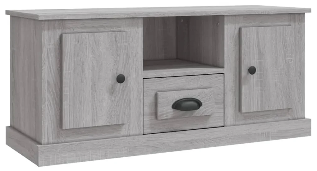 Mobile tv grigio sonoma 100x35,5x45 cm in legno multistrato