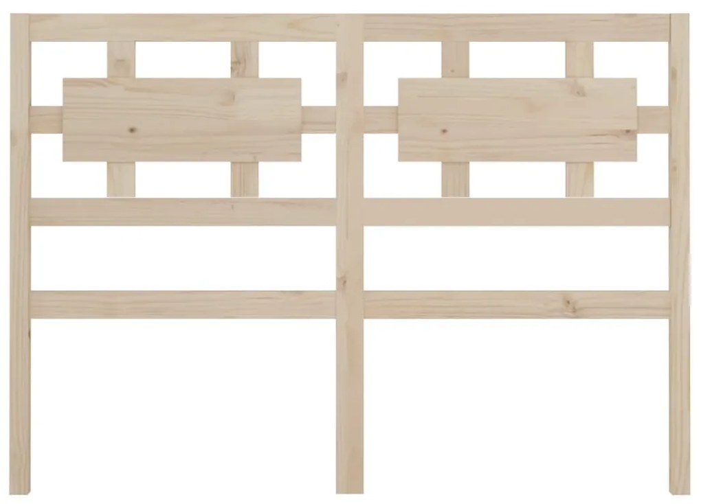 Testiera letto 125,5x4x100 cm in legno massello di pino