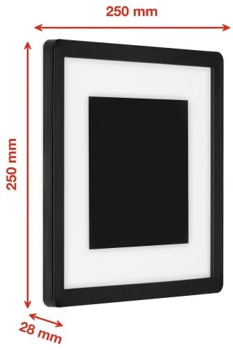 Telefunken 315905TF - Applique da esterno a LED/15W/230V IP44 4000K nero