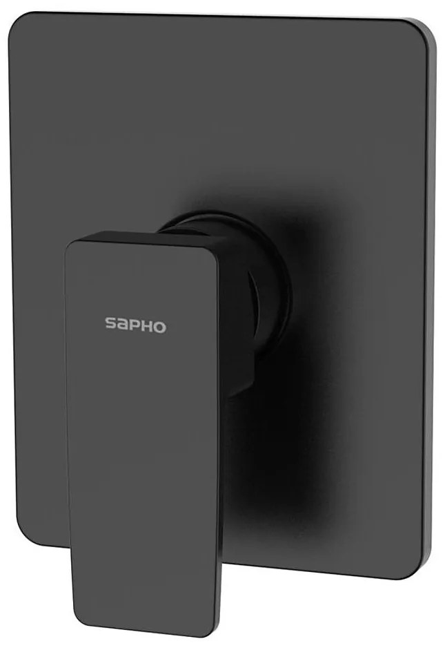 Sapho - Miscelatore doccia da incasso TURSI, finitura nero opaco