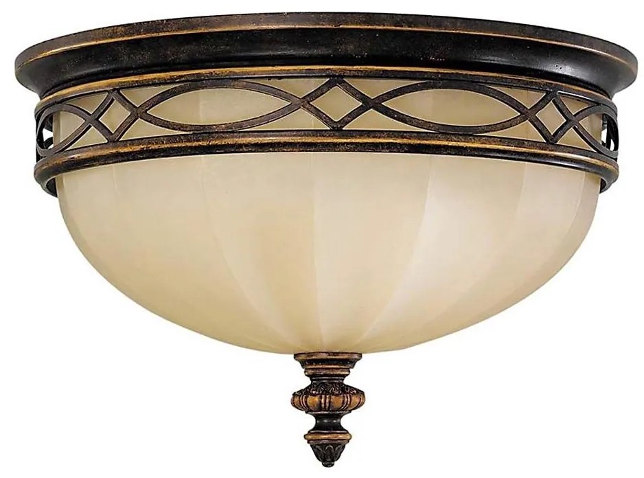 Feiss FE-DRAWING-ROOM-FB - Plafoniera DRAWING ROOM 3xE27/60W/230V