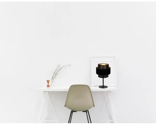 Lampada da tavolo NESS 1xE27/60W/230V nero