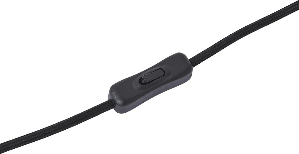 Lampada da tavolo moderna in legno con vetro grigio opaco - Umbra