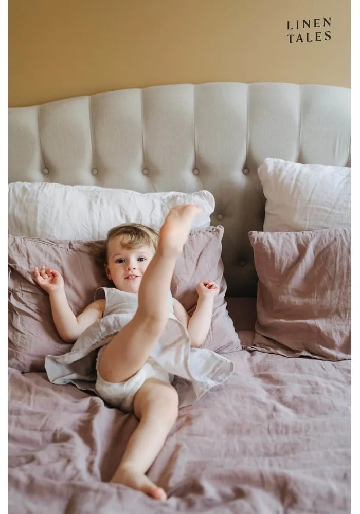 Lenzuolo di lino rosa 260x180 cm Ashes of Roses - Linen Tales