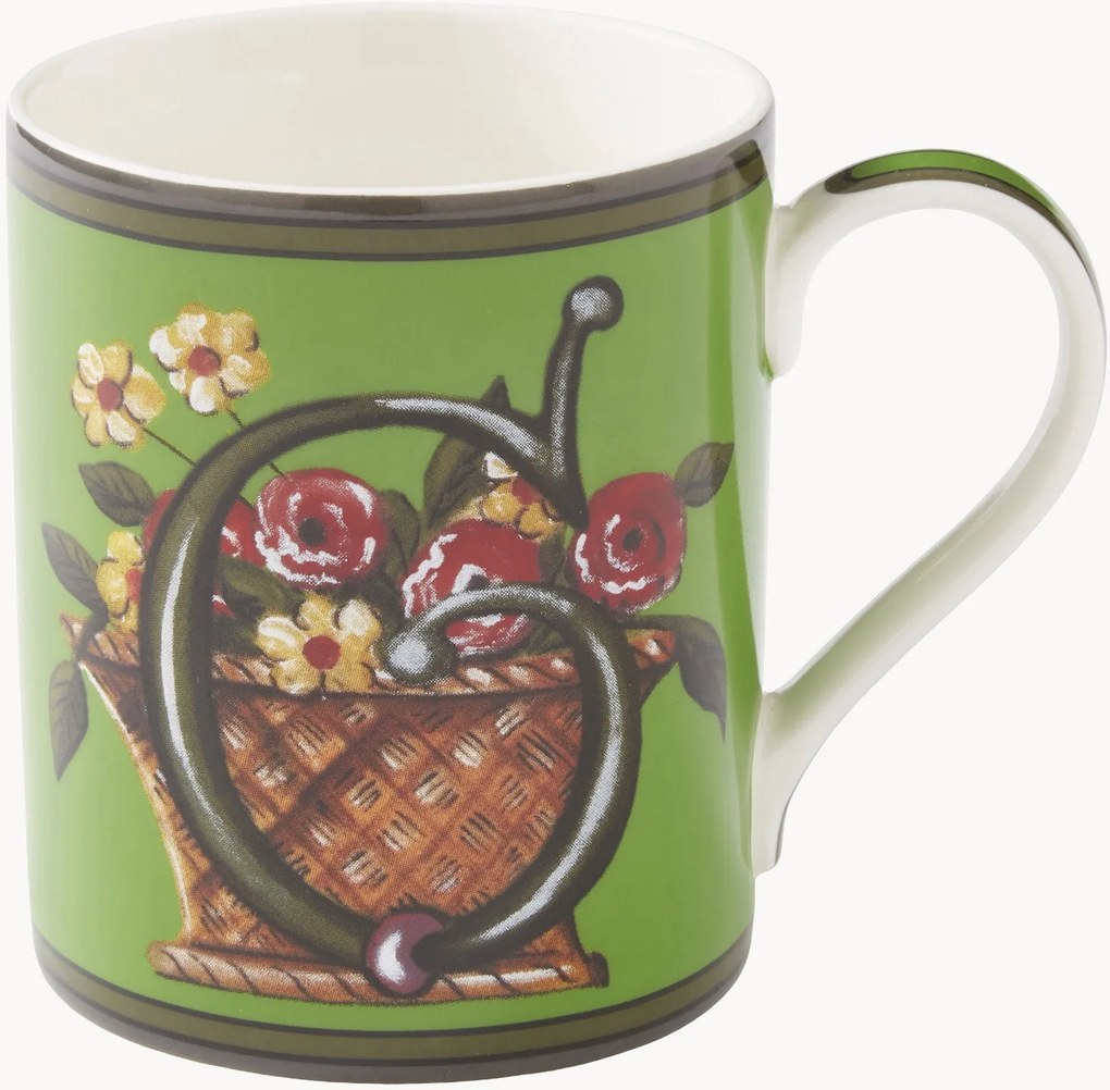Tazza in Fine China Alphabet A