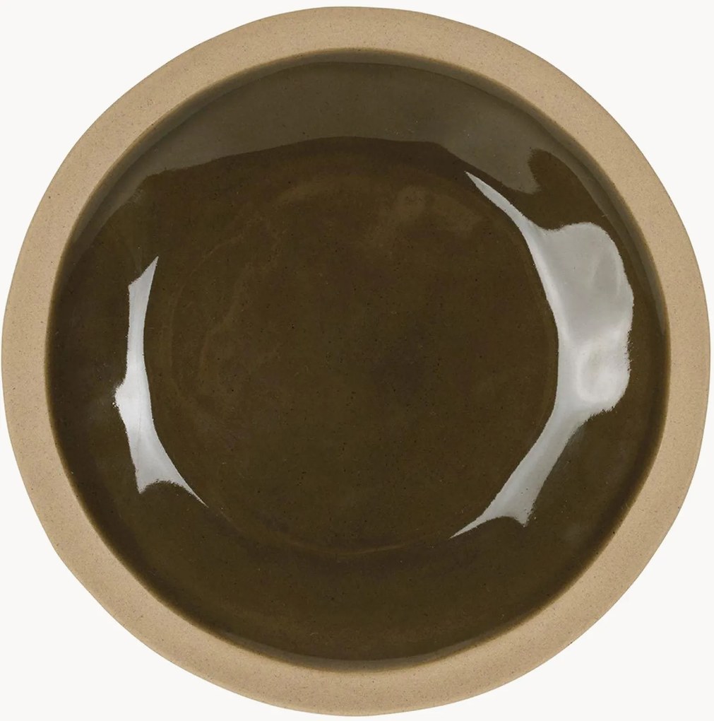 Set di 6 piatti da colazione in gres Jade