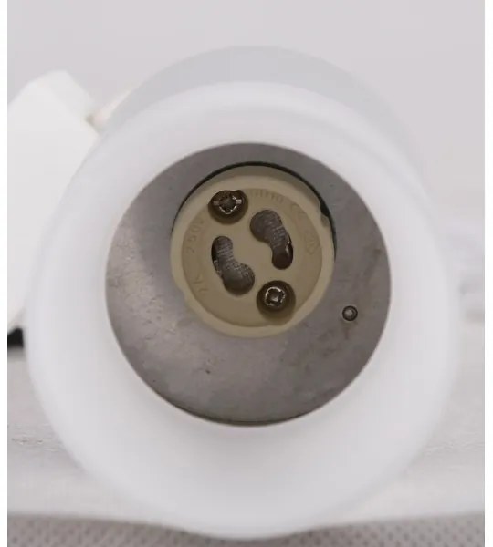 Faretto TUBA 1xGU10/15W/230V grigio/bianco