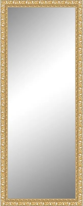 Specchio rettangolare in legno oro 170 x 60 cm