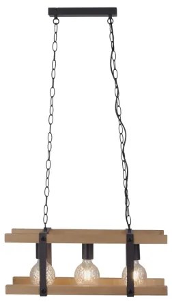 Leuchten Direkt 15683-79 - Lampadario a sospensione con catena EDITH 3xE27/60W/230V