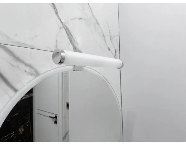 Lampada a LED per specchio da bagno 8W/230V 30 cm IP44 cromo lucido