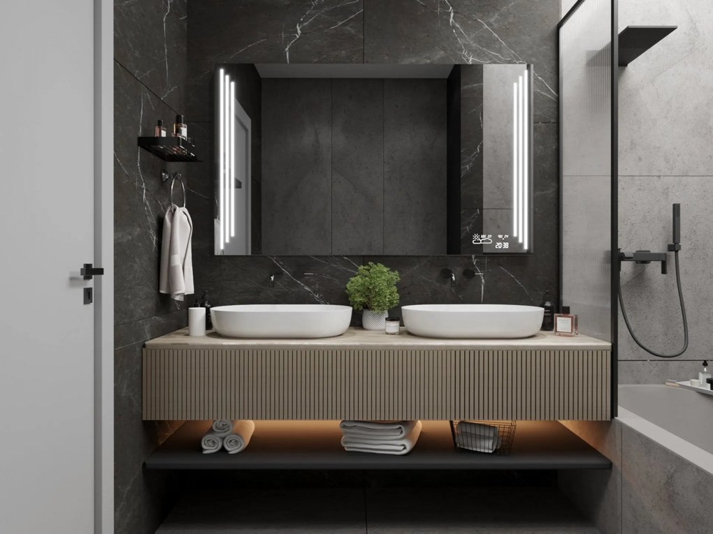 Specchio con LED illuminazione M18 premium