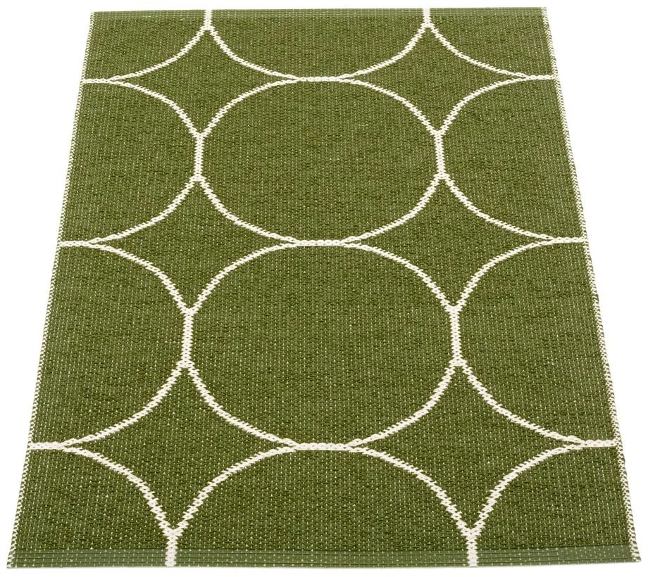 Tappeto da interno/esterno verde scuro 70x100 cm Boo Dark Olive – Pappelina