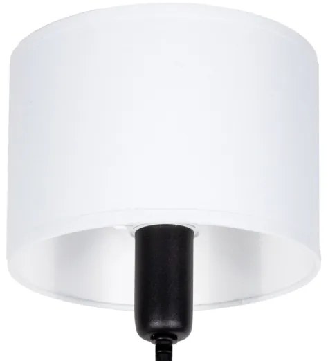 Lampada da parete MADELA 1xE14/40W/230V bianco/nero