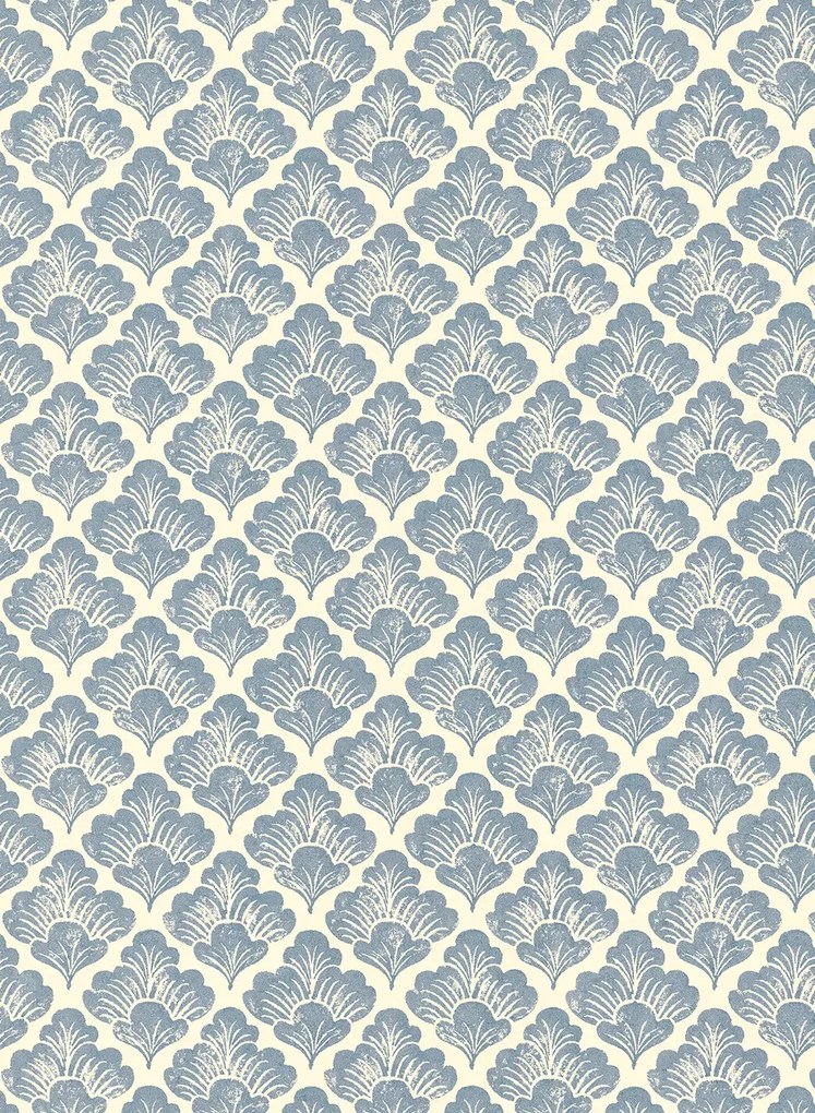 Långelid / von Brömssen Tapete Laura - Faded Denim