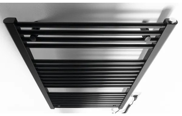 Aqualine - Radiatore elettrico da bagno DIRECT-E 400W/230V 96 cm opaco nero