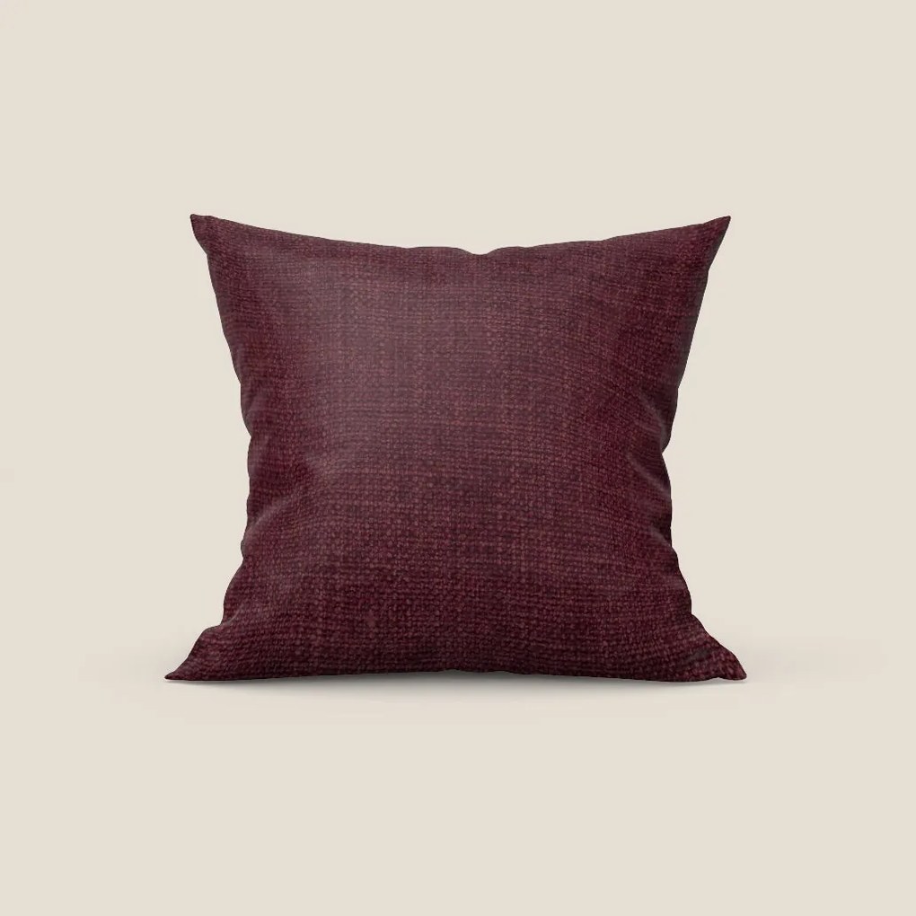 Lyon cuscino disponibile in diversi colori realizzato in morbido tessuto intrecciato impermeabile T06 rosso