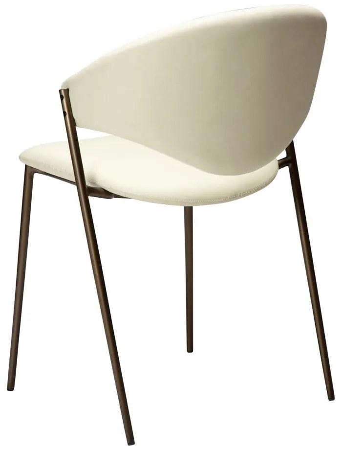 Sedia da pranzo avorio in similpelle Zone – DAN-FORM Denmark