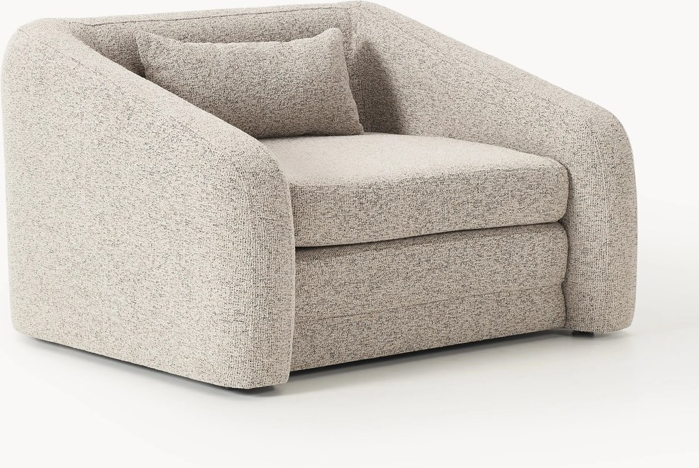 Poltrona letto in bouclé Eliot