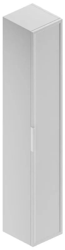 Colonna per mobile bagno Quadra 1 anta P 30 x L 30 x H 180 cm bianco opaco laccato mdf