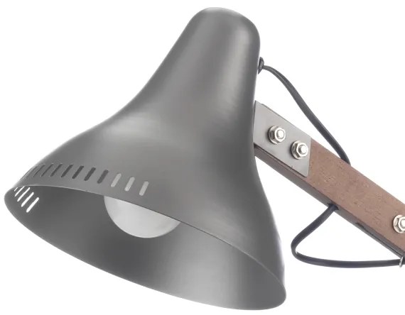 ONLI - Lampada da tavolo ARCHITETTO 1xE27/22W/230V 62 cm grigio/marrone