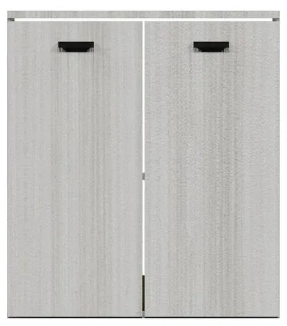 Mobile da bagno sotto lavabo COLAVENE Alaqua beige opaco L 70 x H 78 x P 50 cm 2 ante, lavabo non incluso