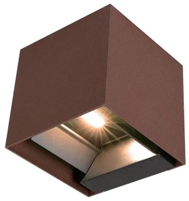 Applique a LED solare con sensore LED/9W/3,7V IP65 4000K marrone