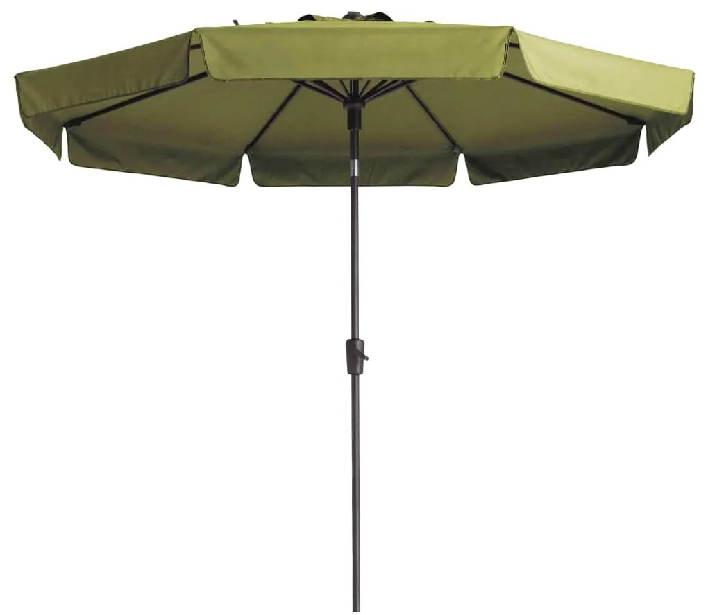 Ombrellone Da Giardino Flores Luxe 300 Cm Rotondo Verde Salvia /