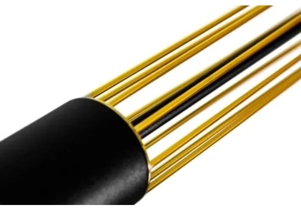 Lampadario a sospensione con filo PRESCOT 3xGU10/40W/230V oro