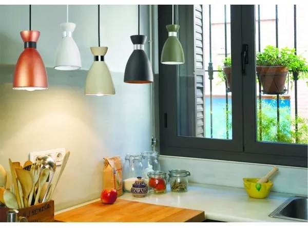 Lampadario a sospensione con filo CUTE 1xE27/60W/230V