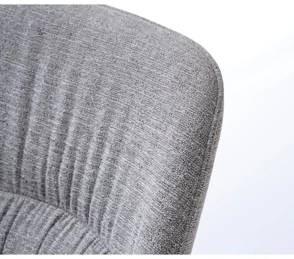 Sedie da pranzo grigie in set di 2 Meridian - Unique Furniture