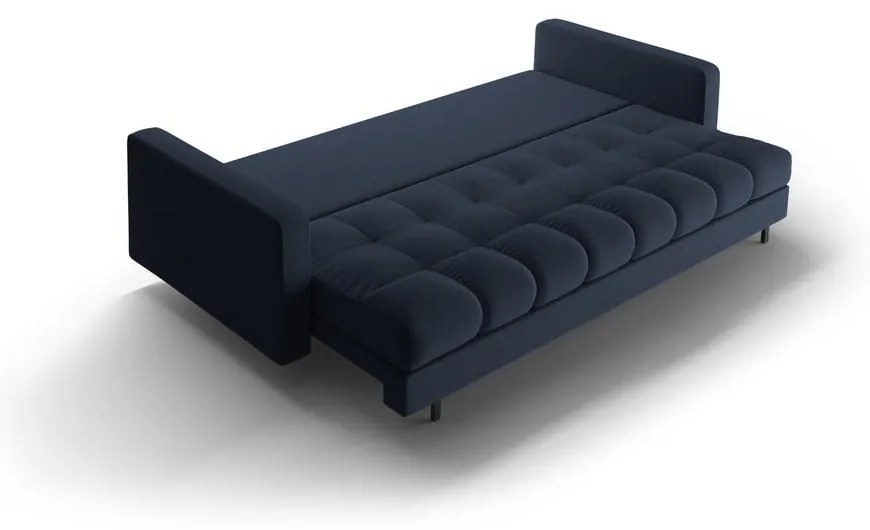 Divano blu scuro allungabile/con contenitore 222 cm Bali – Cosmopolitan Design