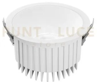 Incasso led quantum in alluminio bianco 40w 4300lm cct 18,5x18,5x10...