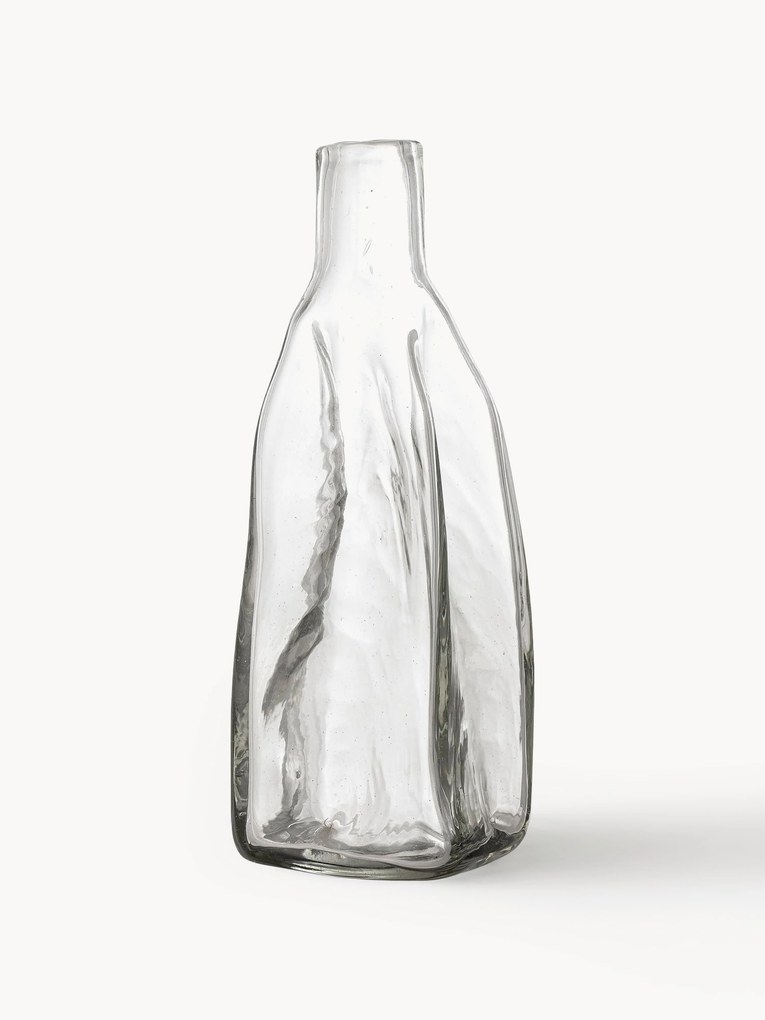 Caraffa in vetro soffiato in forma organica Lenka, 500 ml