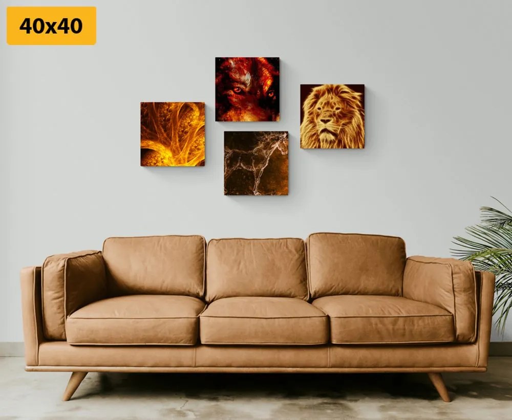 Set di quadri – Animali astratti