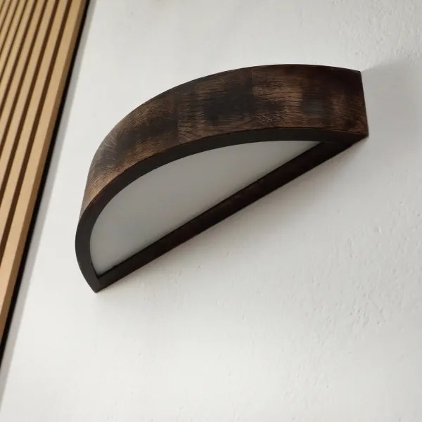 Brilagi - Applique LED CARVALHO SMOKEY 1xE27/60W/230V rovere