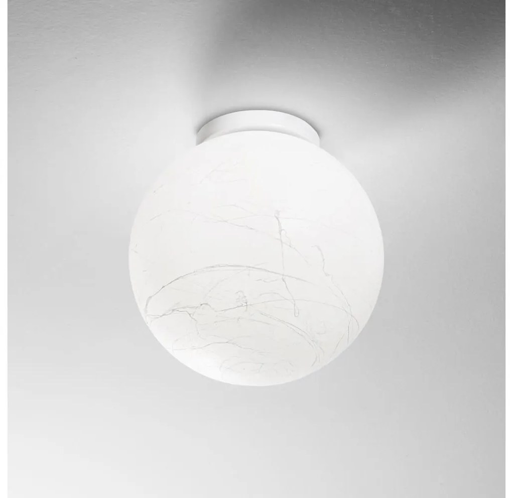 Ideal Lux - Plafoniera CARTA 1xE27/25W/230V diametro 30 cm bianco