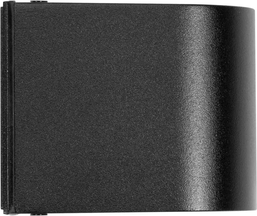 Applique da Esterno Monodirezione IP65 GU10 Stondata - Nero
