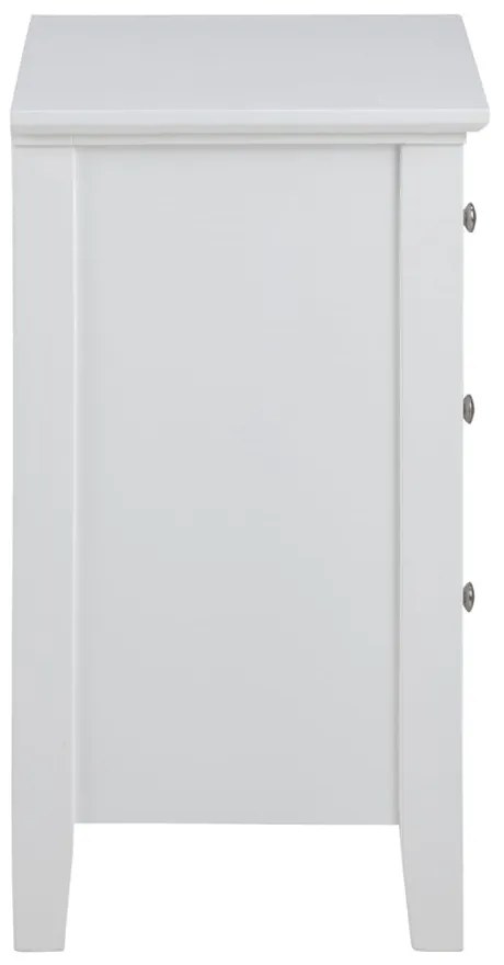 Comodino bianco Linnea - Actona