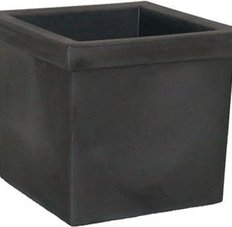 Vaso Siepi EURO3PLAST in polietilene nero H 35 x L 39 cm