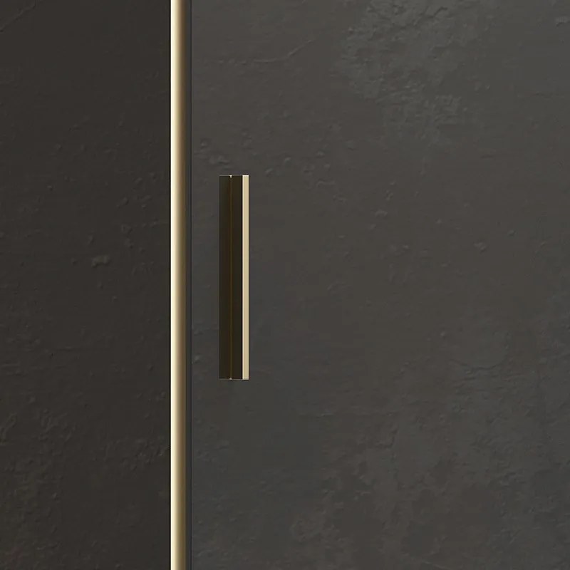 Porta doccia 120 cm colore oro satinato | KEF4000 - KAMALU