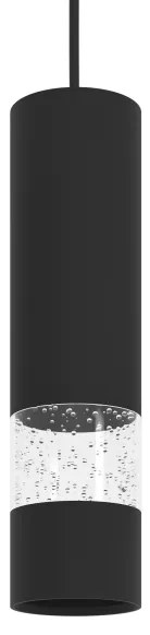 Eglo 39705 - Lampadario LED a sospensione con filo BERNABETA 1xGU10/4,6W/230V nero