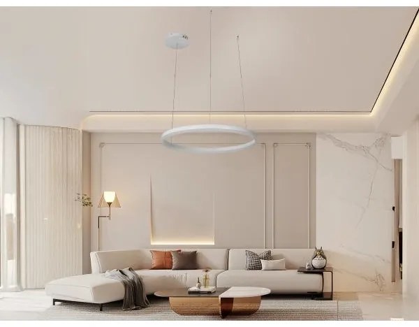 Lampadario a sospensione con filo LED dimmerabile LED/42W/230V 3000-6500K + telecomando