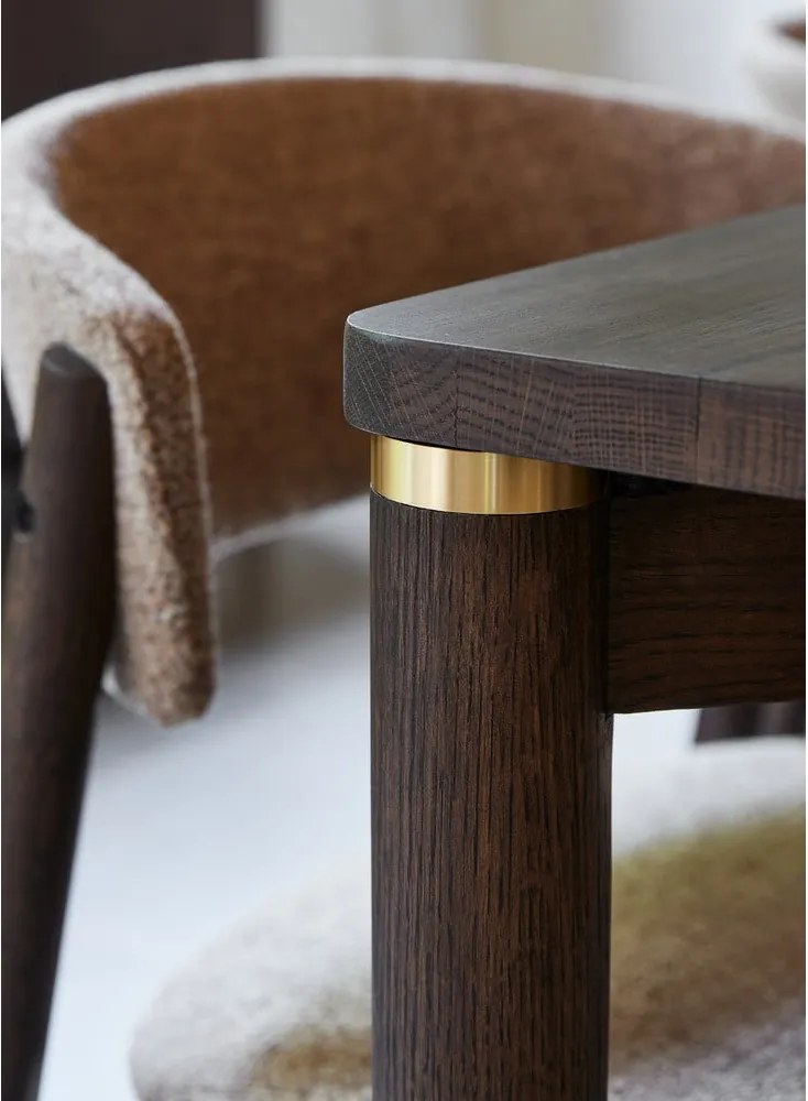 Tavolo da pranzo marrone scuro allungabile 95x180 cm Arun - Unique Furniture