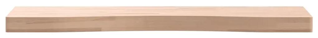 Piano per scrivania 80x(36-40)x4 cm legno massello di faggio