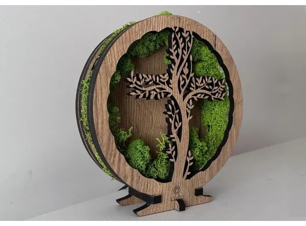 Li-Go 23622/DUB2 - Lampada da tavolo decorativa dimmerabile a LED/12W/230V 20x22 cm rovere