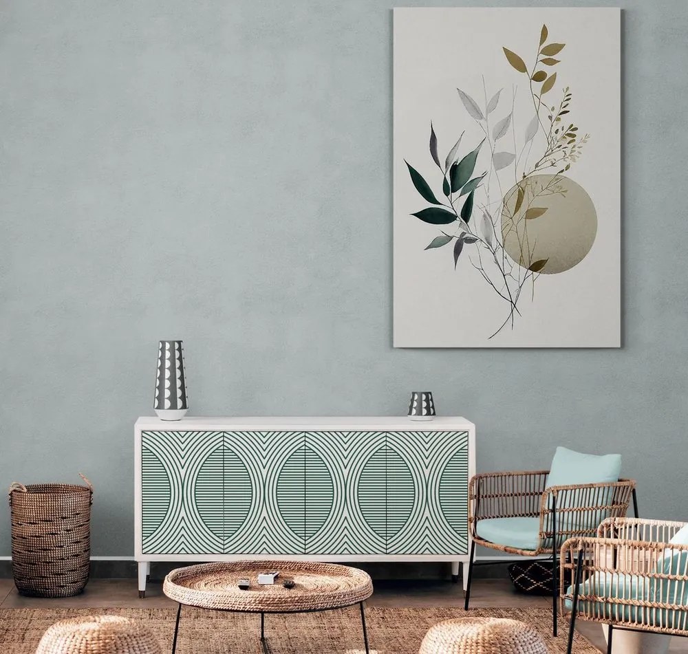 Stampa su tela – Piantine in stile boho